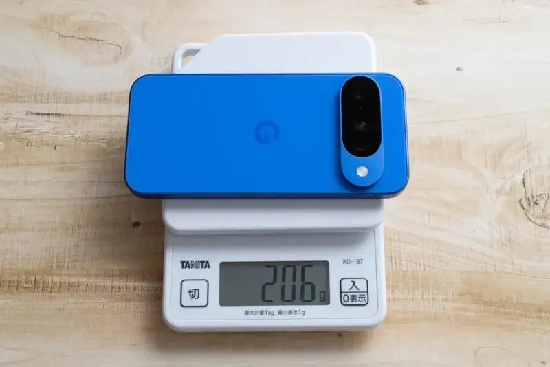 | モバイル比較レビュー.jp Google Pixel10の重量